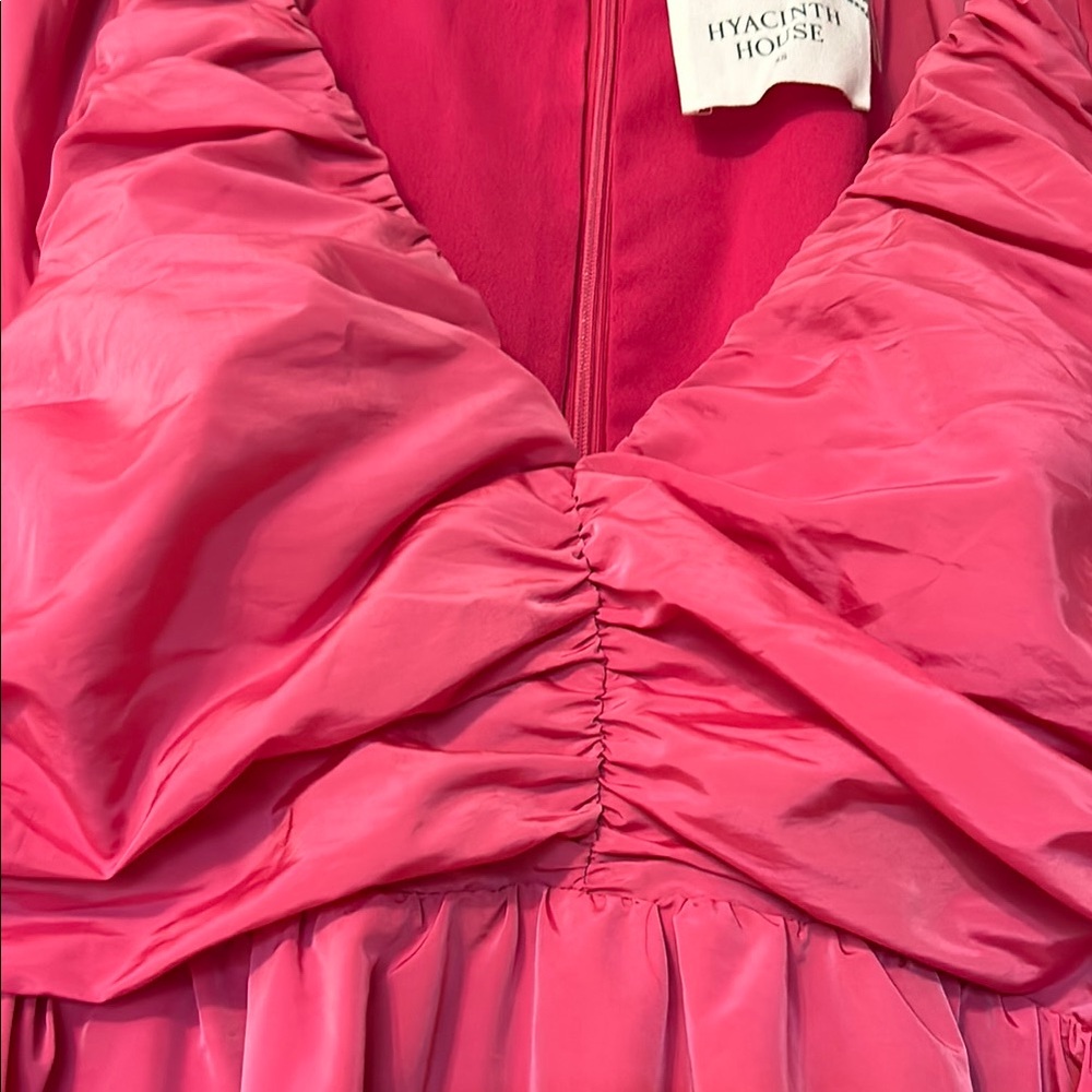 Pink Embellished Ruffled Gown - Picture 5 of 9